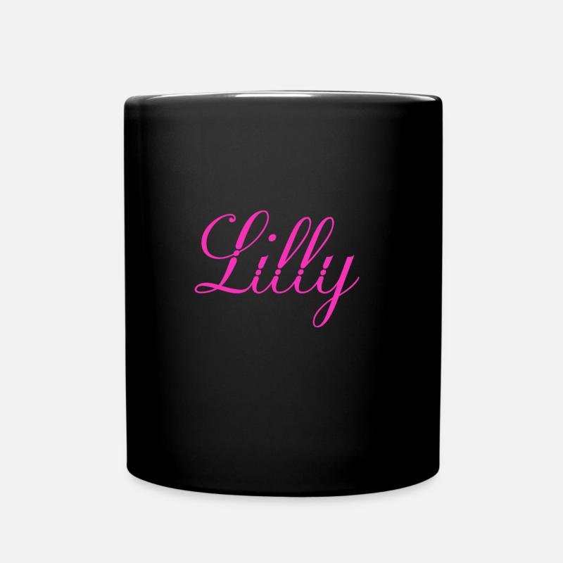 Lilly - Tasse einfarbig - Schwarz
