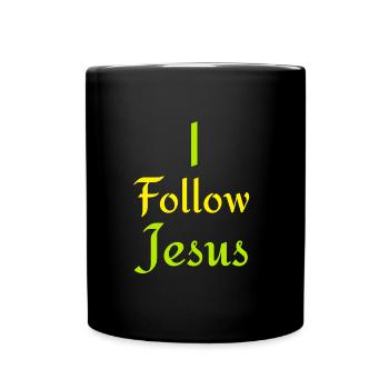 I Follow Jesus - Mug uni - noir - Devant