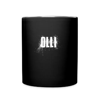 Olli - Tasse einfarbig - Schwarz - Vorne