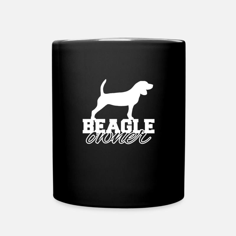 Propriétaire de Beagle Hund Dog Beagle Besitzer - Mug uni - noir