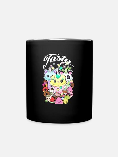 Kawaii sweets - Full Colour Mug - black