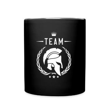 spartan helm team - Full Colour Mug - black - Front
