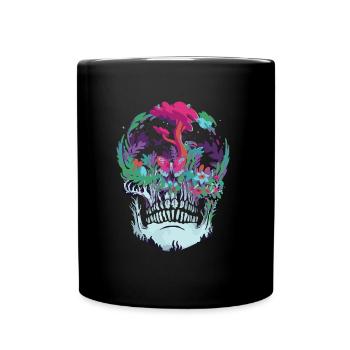 Skull nature - Full Colour Mug - black - Front