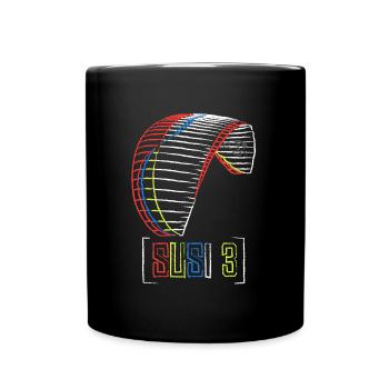 Susi 3Airdesign Paraglider - Tasse einfarbig - Schwarz - Vorne