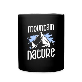 Nature Conservation Wood Mountains - Mug uni - noir - Devant
