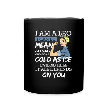 Sternzeichen Astrologie Konstellation - Tasse einfarbig - Schwarz - Vorne