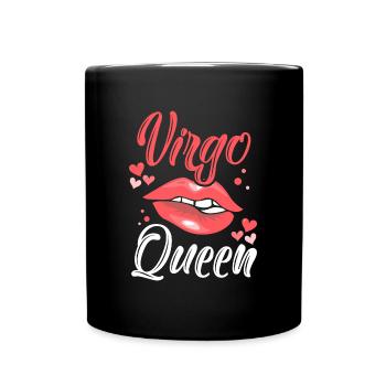 Sternzeichen - Tasse einfarbig - Schwarz - Vorne