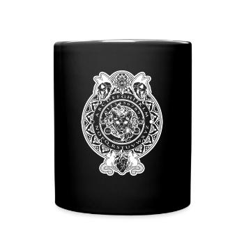 Spirit Board & Planchette Halloween Sphynx Katze - Tasse einfarbig - Schwarz - Vorne