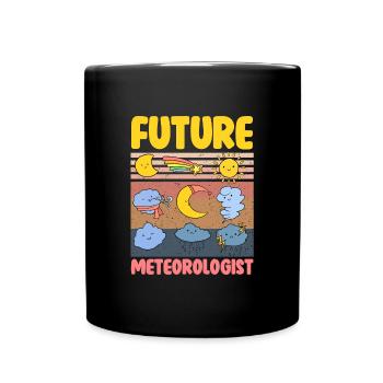 Future meteorologist - Full Colour Mug - black - Front