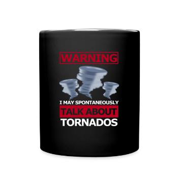 Tornado - Tasse einfarbig - Schwarz - Vorne