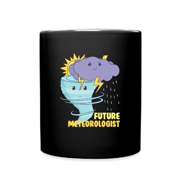 Future meteorologist - Full Colour Mug - black - Front