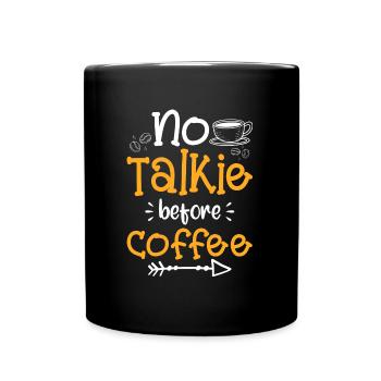 Coffee Bean Energy Early Riser Drink - Full Colour Mug - black - Front