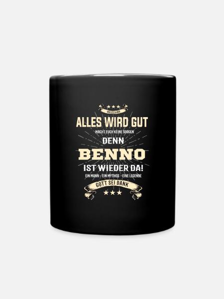 Alles wird gut denn Eduart Ist da T-Shirt - Tasse einfarbig - Schwarz