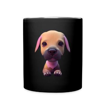 Black Mouth Cur Dog - Black Mouth Cur - Full Colour Mug - black - Front