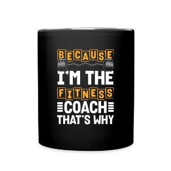 Gym Bench Press Training - Mug uni - noir - Devant
