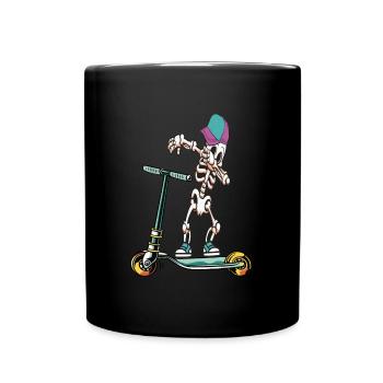 Dabbing Stunt Scooter - Tasse einfarbig - Schwarz - Vorne