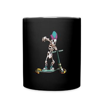 Dabbing Stunt Scooter - Tasse einfarbig - Schwarz - Vorne