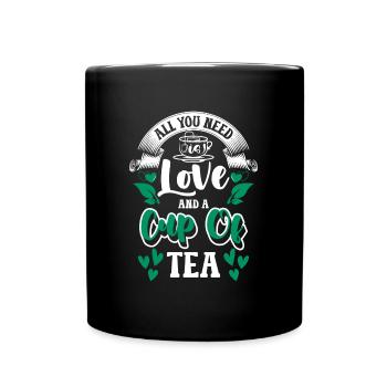 Tea Drinkers Cozy Tea Lovers Teas - Full Colour Mug - black - Front