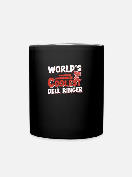 Awesome Bell Ringing Hobby For A Campanologist - Full Colour Mug - black