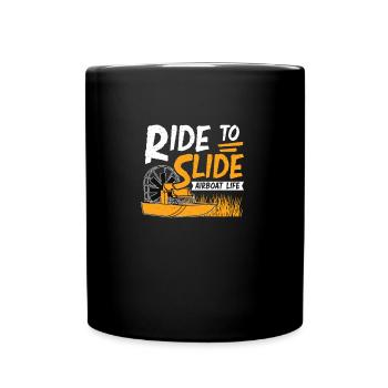 Cool Ride To Slide Aiboat Life For Swamp Boater - Full Colour Mug - black - Front