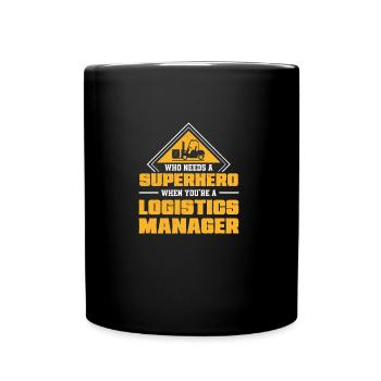 Who needs a superhero? Fantastic - Full Colour Mug - black - Front