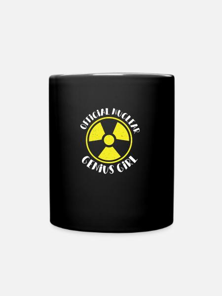 Ingénieur nucléaire Génie nucléaire Fille drôle - Mug uni - noir