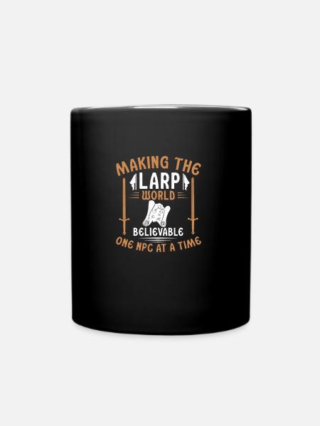 LARP World One NPC At A Time Funny Roleplaying - Tasse einfarbig - Schwarz