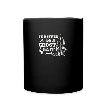 Humour amusant de chasse aux fantômes pour un appât fantôme - Mug uni - noir - Devant