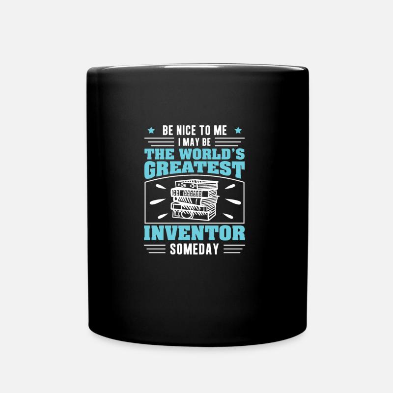 Sei nett zu mir, ich bin vielleicht ein lustiger - Tasse einfarbig - Schwarz