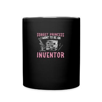 Oubliez Princess Funny Invention Lover pour un avenir - Mug uni - noir - Devant