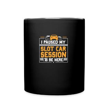 Slot Car Racing a ma session de slot car - Mug uni - noir - Devant