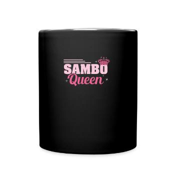 Fantastic Russian wrestling from Sambo Queen - Full Colour Mug - black - Front