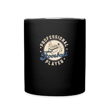 Drôle de joueur de baby-foot professionnel pour - Mug uni - noir - Devant
