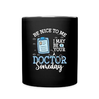 Doctor Medicine Blood Doctors - Full Colour Mug - black - Front