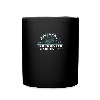 Drôle de jardinier sous-marin professionnel pour - Mug uni - noir - Devant