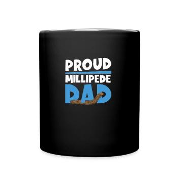 Fantastic centipede father for a - Full Colour Mug - black - Front