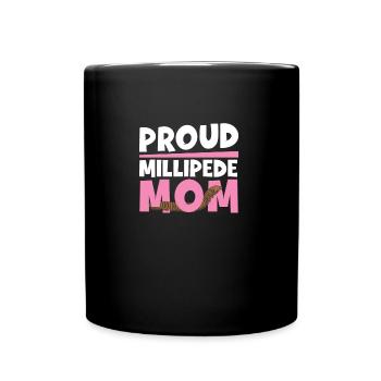 Fantastic centipede mother for a - Full Colour Mug - black - Front