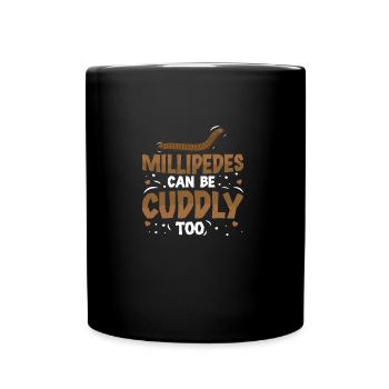 Funny centipedes can also be used for a - Full Colour Mug - black - Front