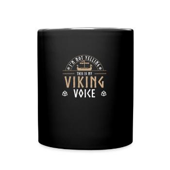 Viking Ceci est ma voix viking Jomsviking - Mug uni - noir - Devant