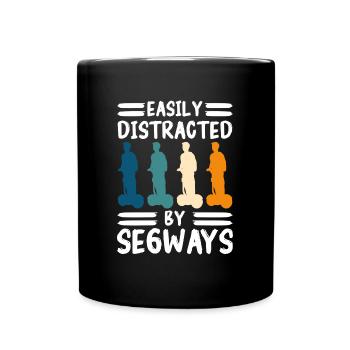 Segway Elektroroller Balance Schwebebrett - Tasse einfarbig - Schwarz - Vorne