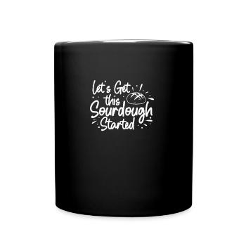 Drôle Laissons ce levain pour un - Mug uni - noir - Devant