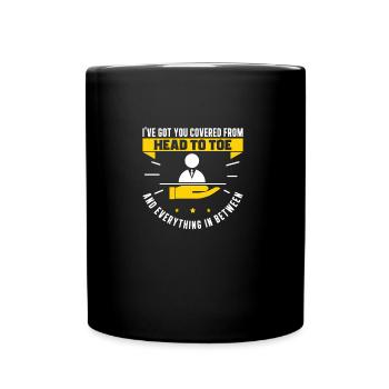 Versicherungsagent I've Got You Protected Funny - Tasse einfarbig - Schwarz - Vorne