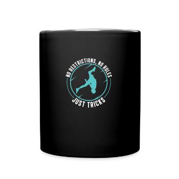 Tricking Just Tricks Acrobaties Freestyle drôles - Mug uni - noir - Devant