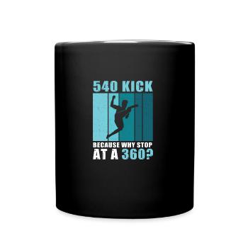 Tricking 540 Kick Fun Freestyle Acrobaties - Mug uni - noir - Devant