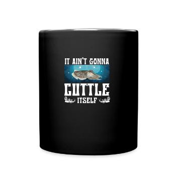 Funny that it doesn't cut itself apart - Full Colour Mug - black - Front
