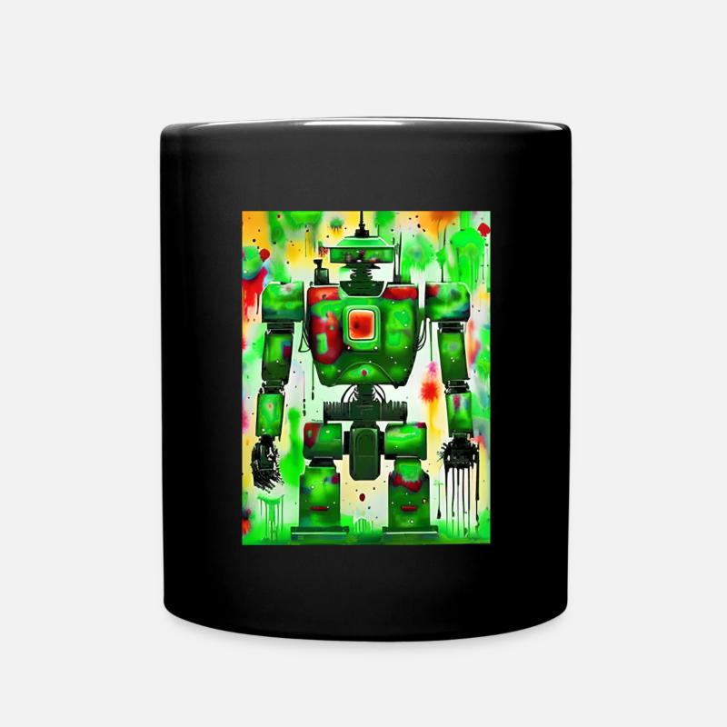 Artiste Robot Peintre - Mug uni - noir