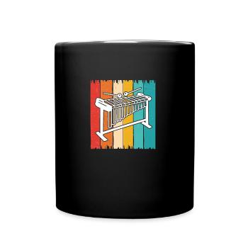 Vintage-Vibraphoninstrument Ein Vibraphonist, - Tasse einfarbig - Schwarz - Vorne