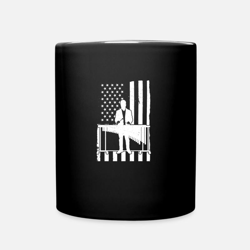 Fantastische amerikanische Flagge eines - Tasse einfarbig - Schwarz
