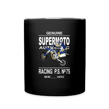 Supermotard - Mug uni - noir - Devant