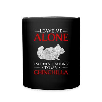Chinchilla Rodent South America Cute - Full Colour Mug - black - Front